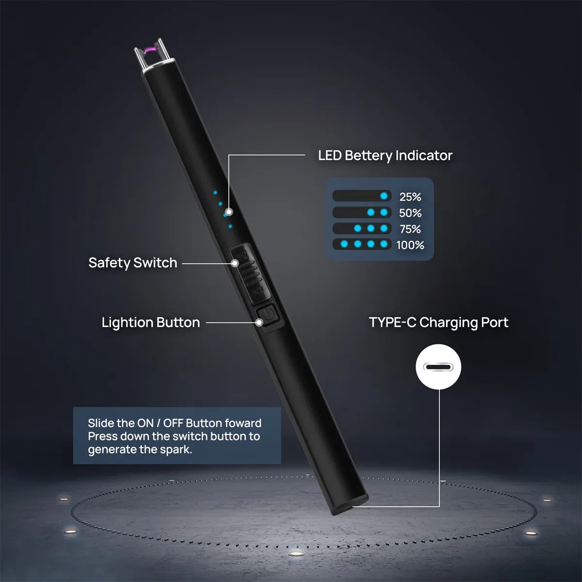 Electric USB Rechargeable Lighters 4