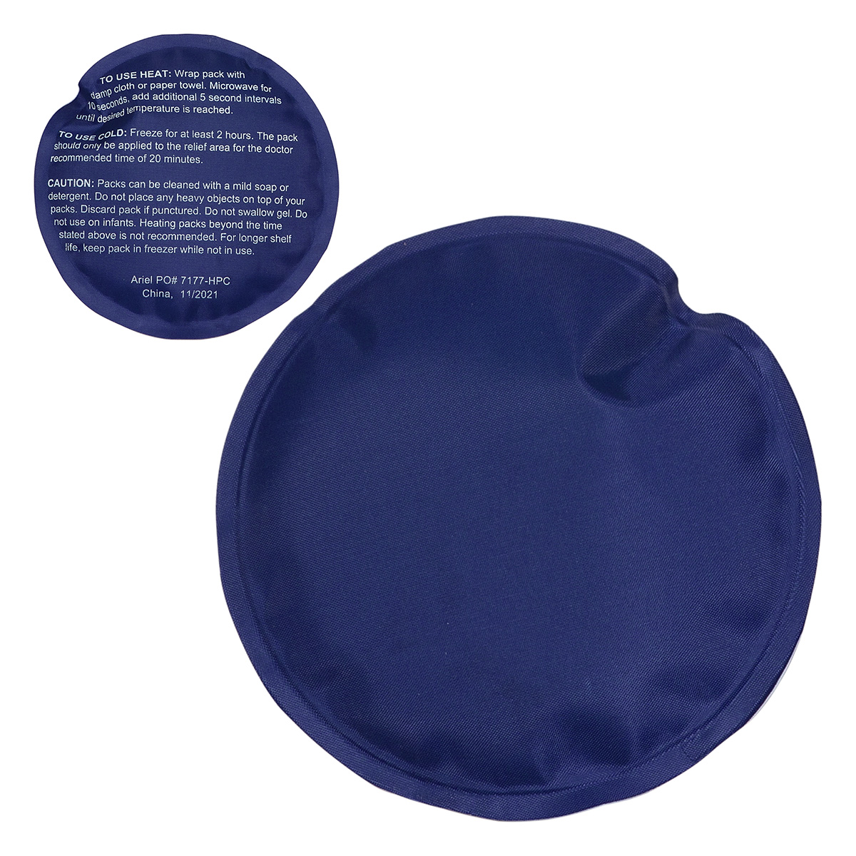 Round Nylon-Covered Hot/Cold Pack 31