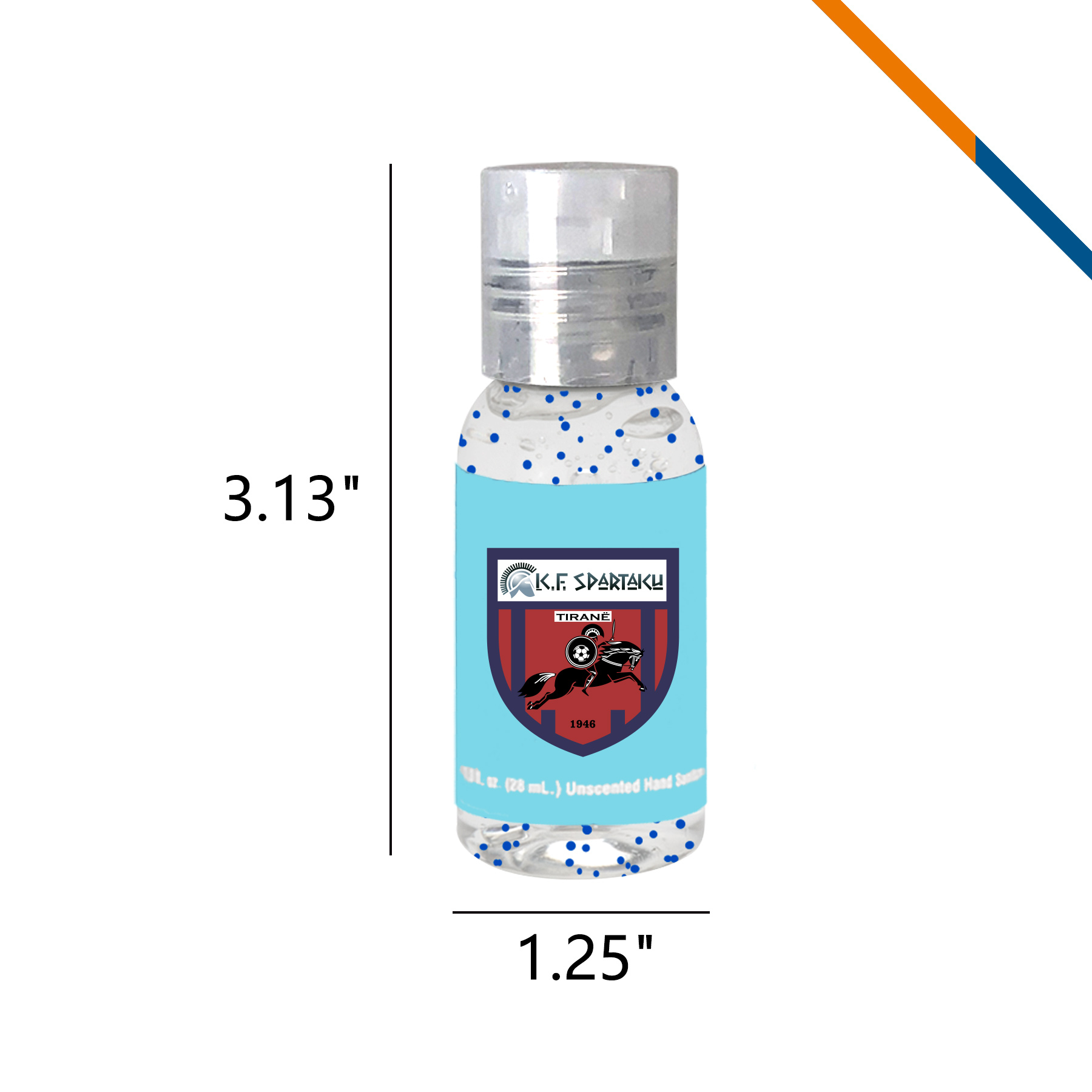 Eli Clear Round Bottle Moisture Bead Sanitizer - 1 OZ. 5