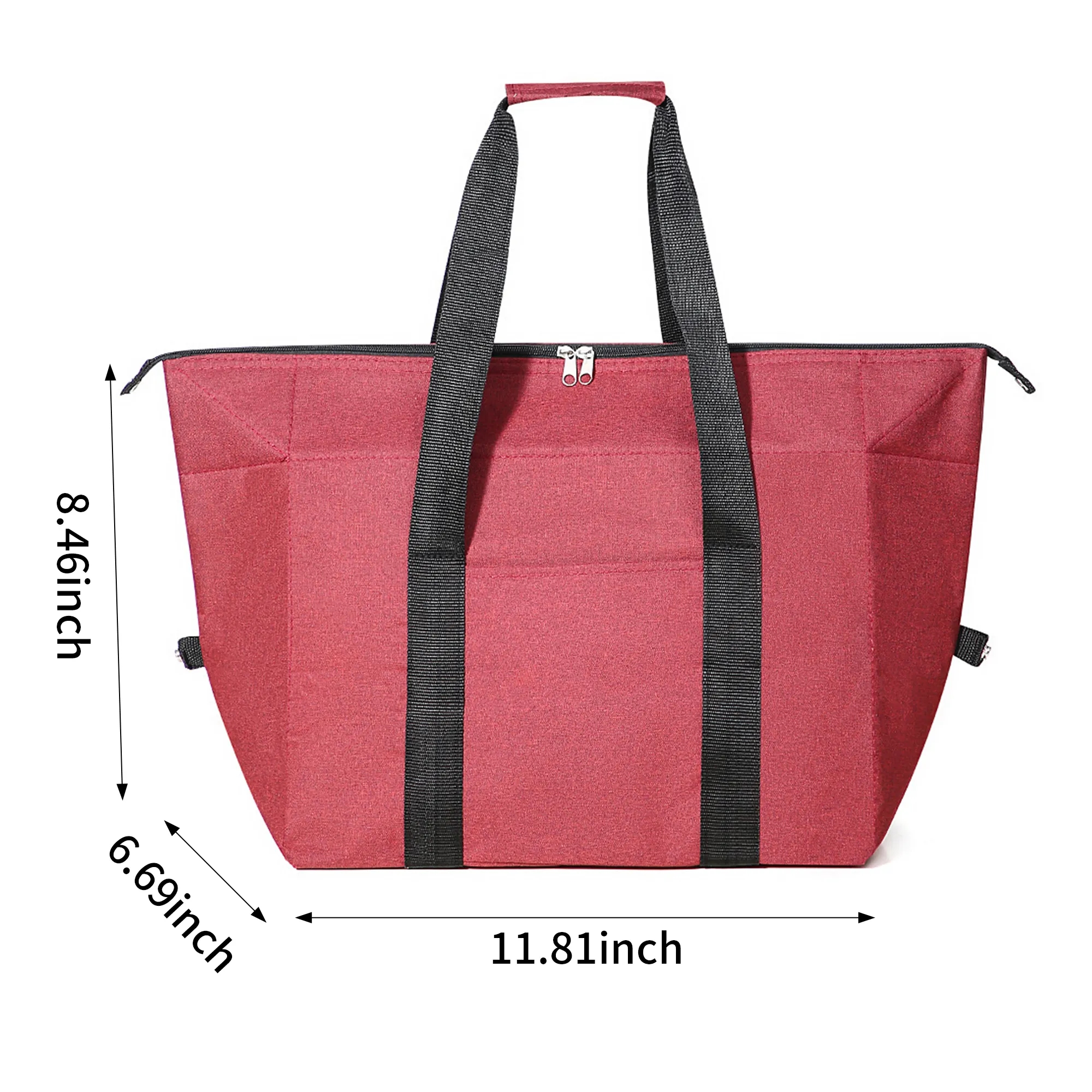 MOQ 50 Large Capacity Waterproof Insulated Cooler Bag 5