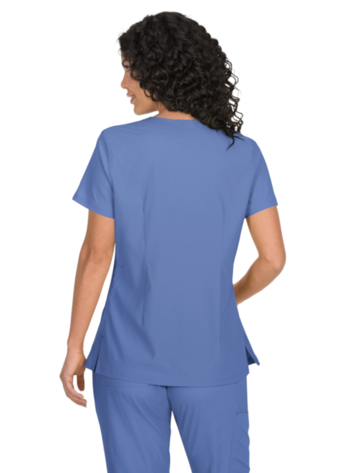 koi - Basics - Women's Four-Pocket Mock-Wrap Neck Katie Top 36