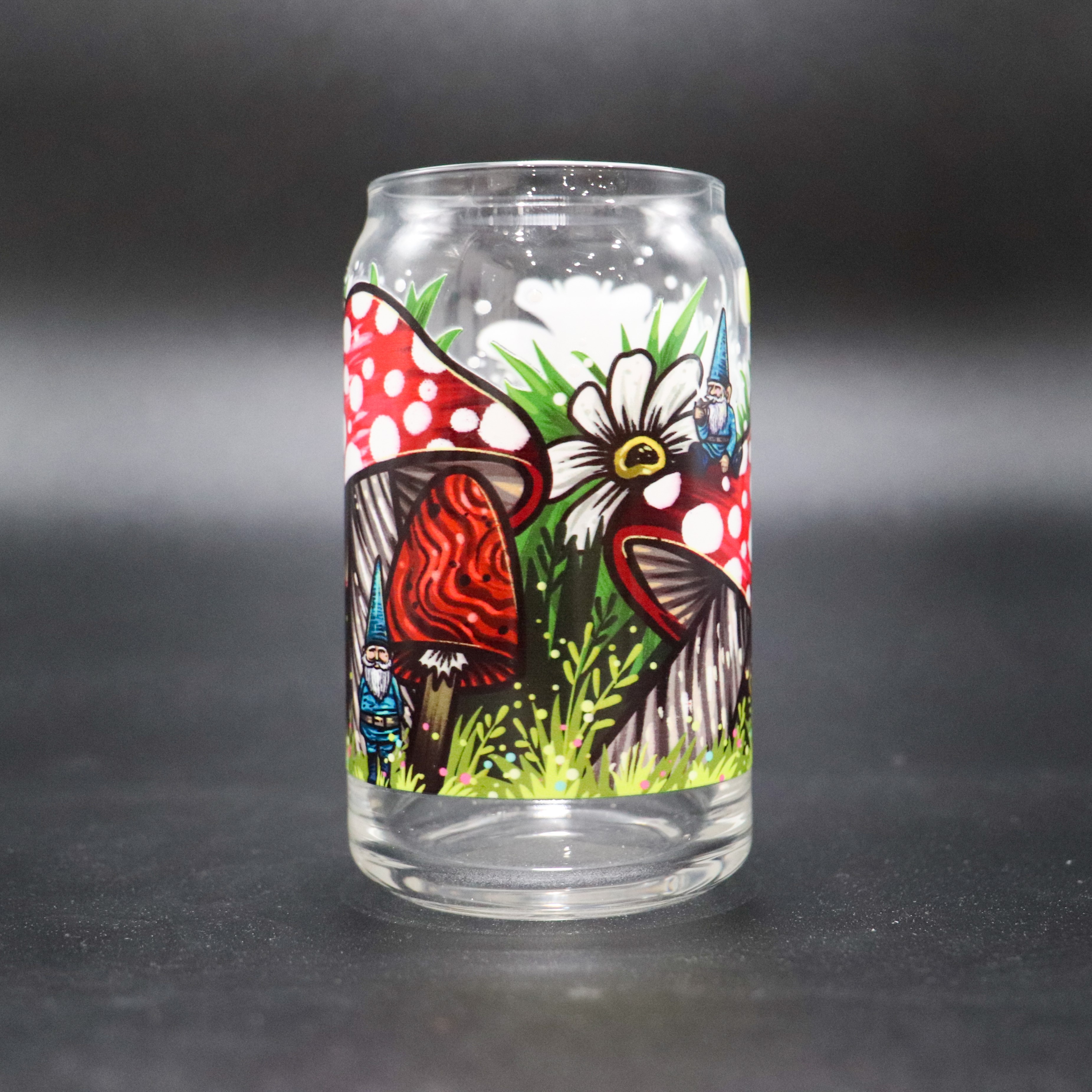 16 oz Can Glass Digital Full Color Printed