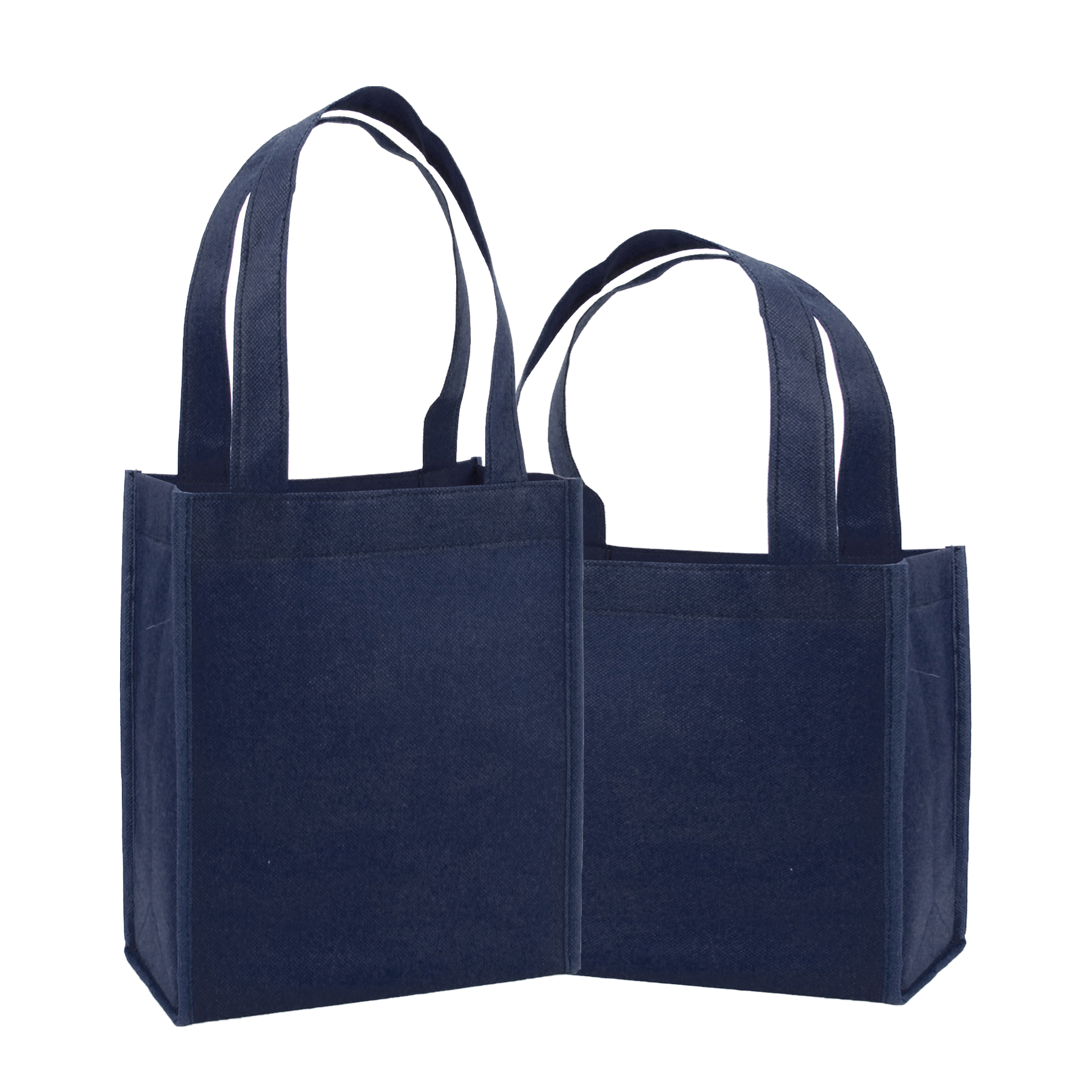105GSM Full Color Full Wrap Laminated Tote Bag With Square Corner (12'' x 16'' x 6'') 3