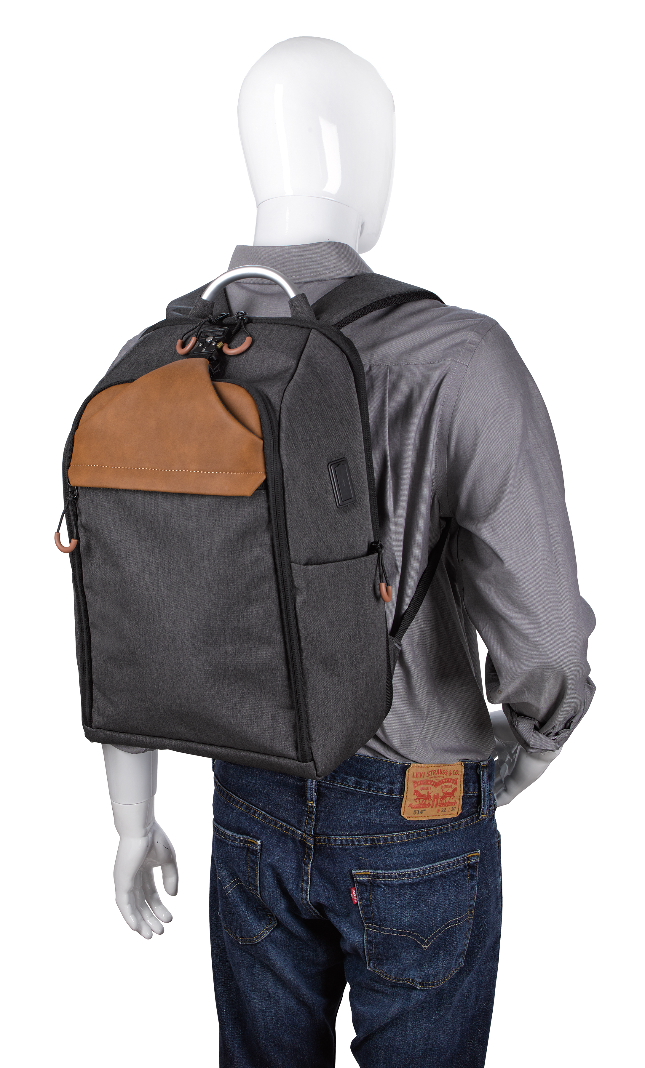 SCX Innovative Design™ Computer Backpack with USB Port 4