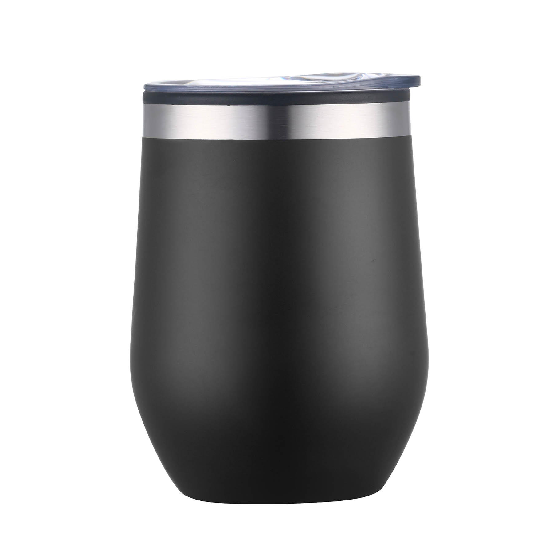 12 oz. Powder-Coated SS Outer with Polypropylene Inner Tumbler Wine Cup 2