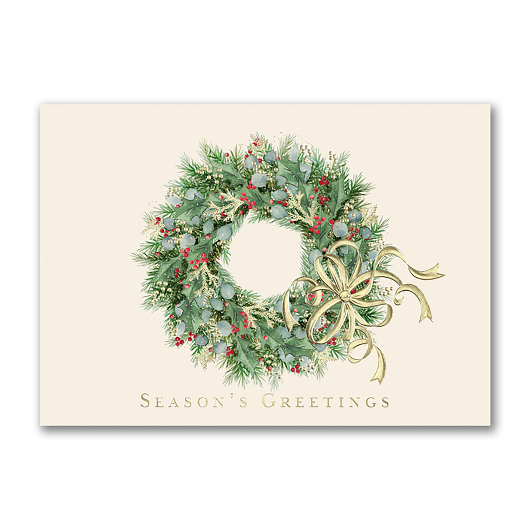Regal Wreath Holiday Card 1