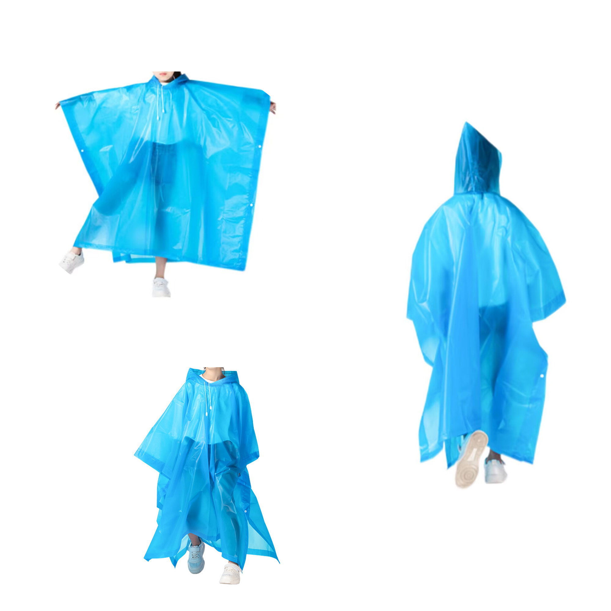 Youth Eva Poncho Raincoat 3