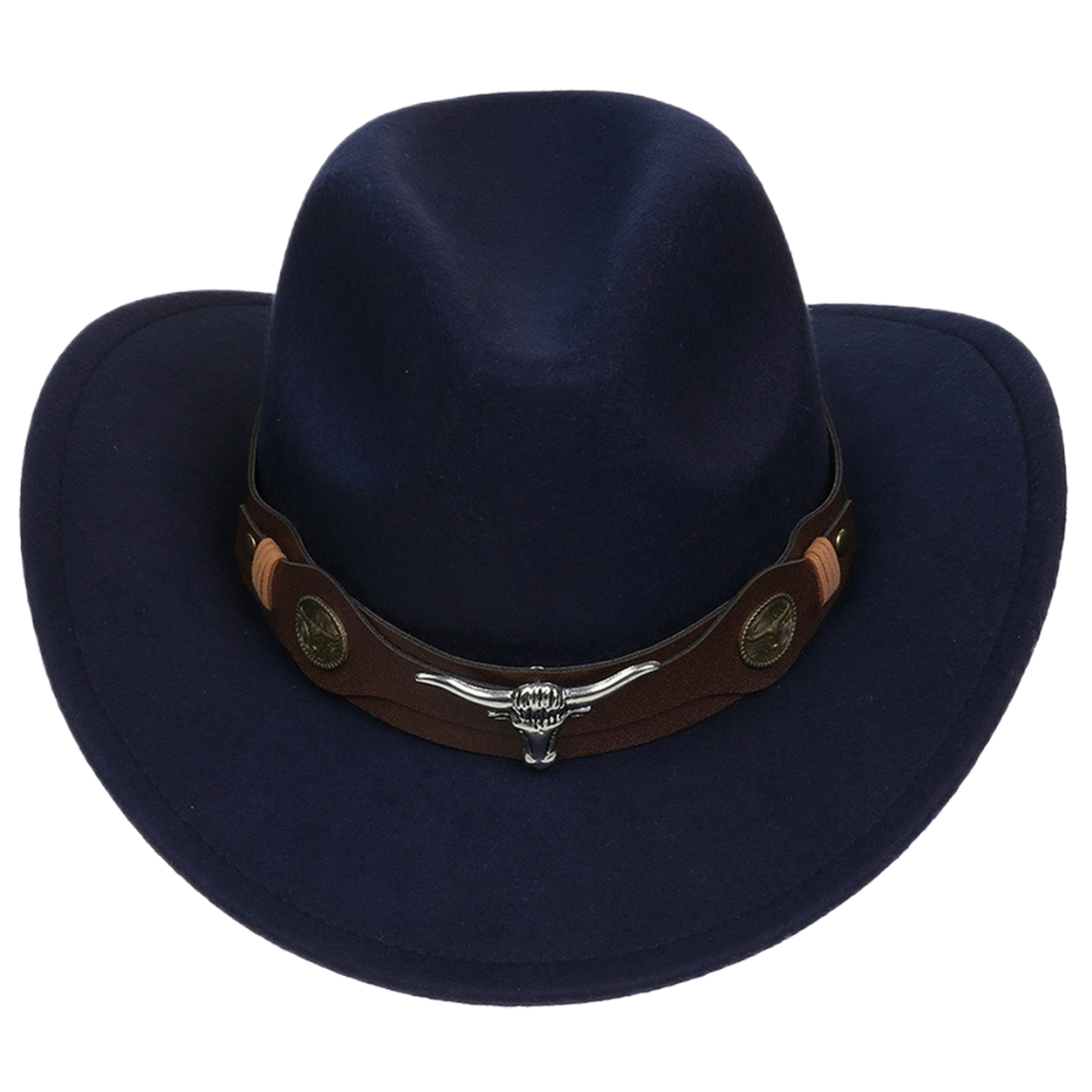 MOQ50 Vintage Wool Felt Cowboy Jazz Hat 2