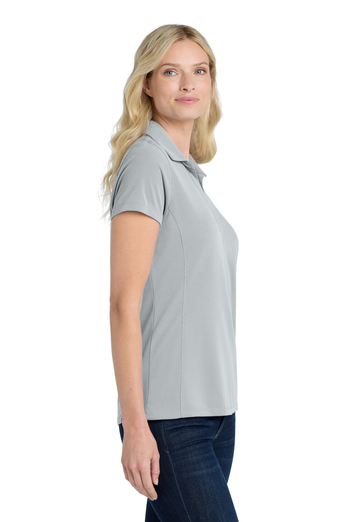Port Authority Women's Poly Oxford Pique Polo. LK582 6