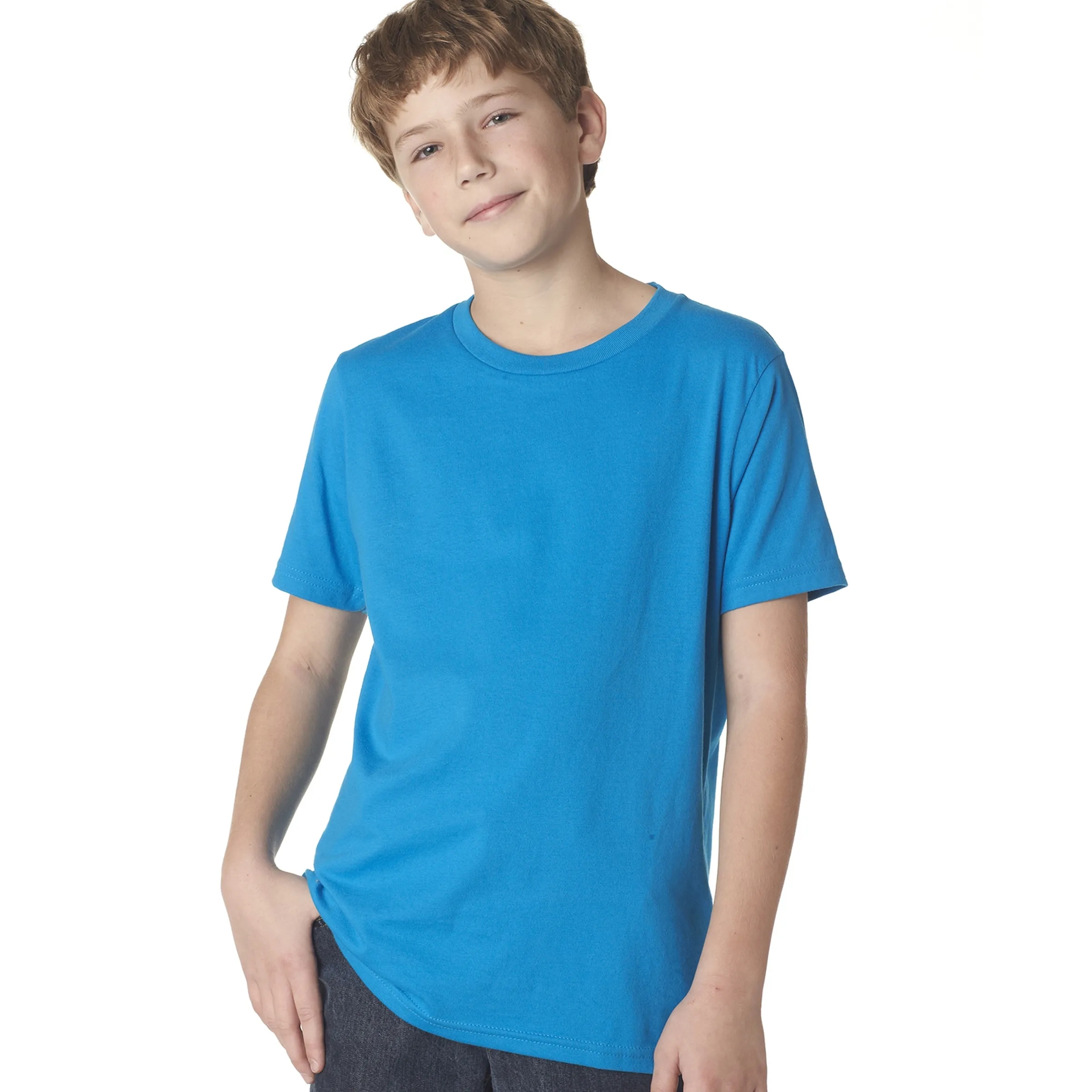 Next Level Youth Boys' Cotton Crew 14