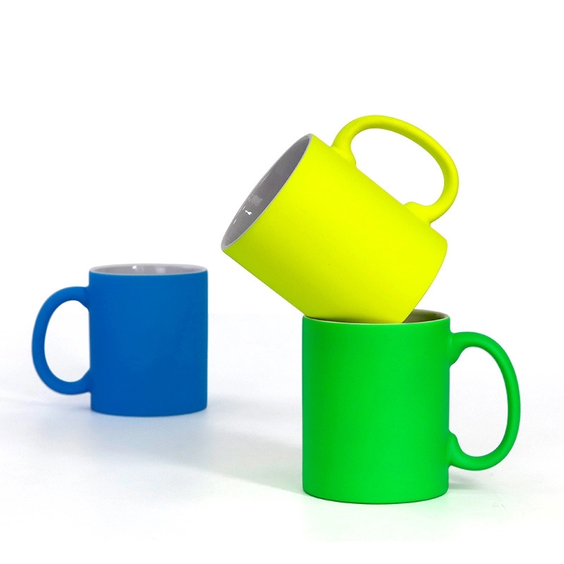 Fluorescence Coffee Mug 11 oz Ceramic Sublimated Cups 9