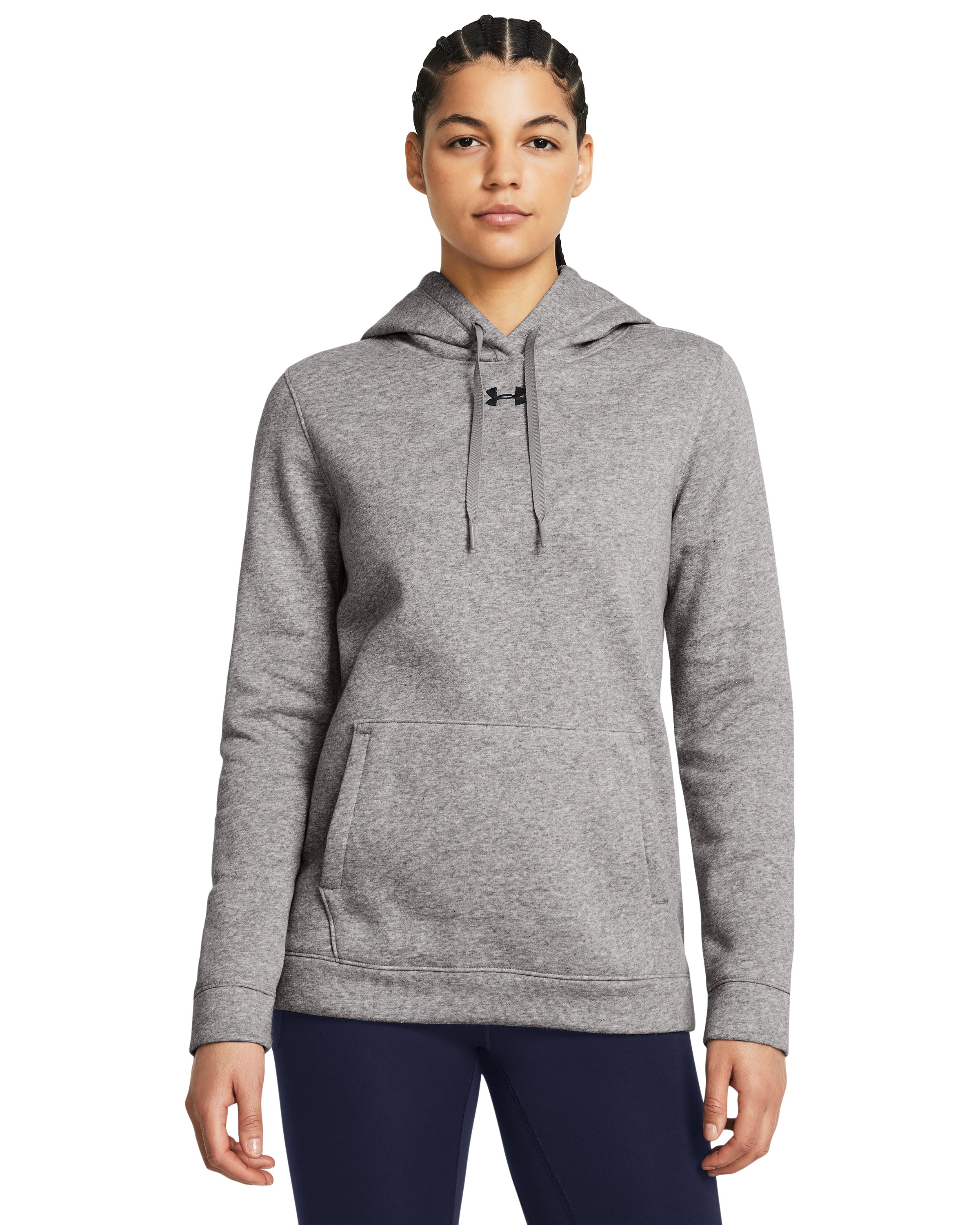 UA Hustle Fleece Women's Hoodie, custom hoodie or sweatshirt with logo imprint 15