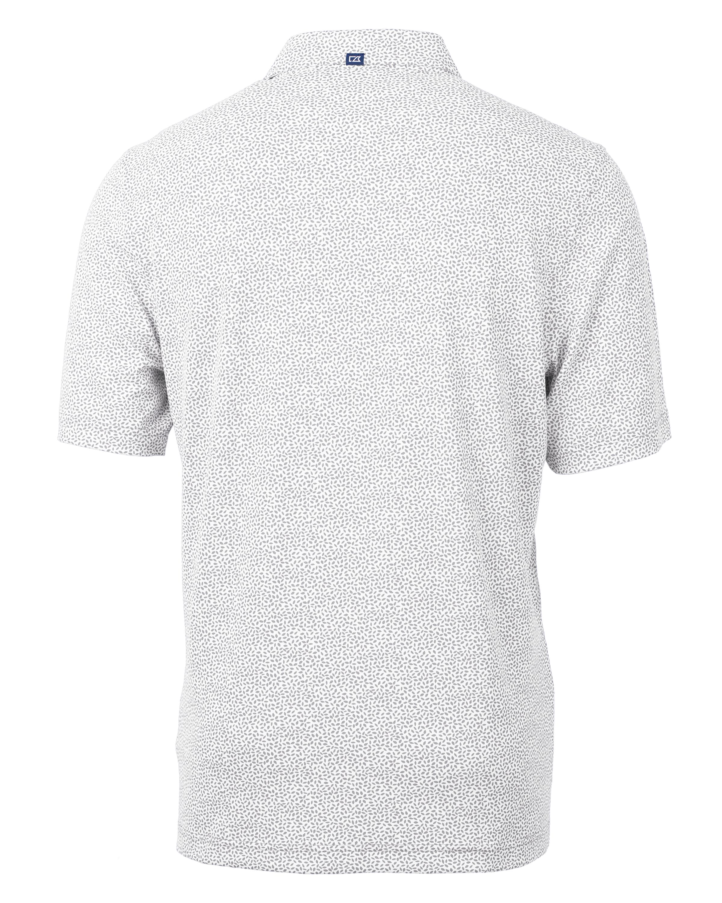 Cutter & Buck Virtue Recycled Botanical Print Featherlight Pique Mens  Polo 15