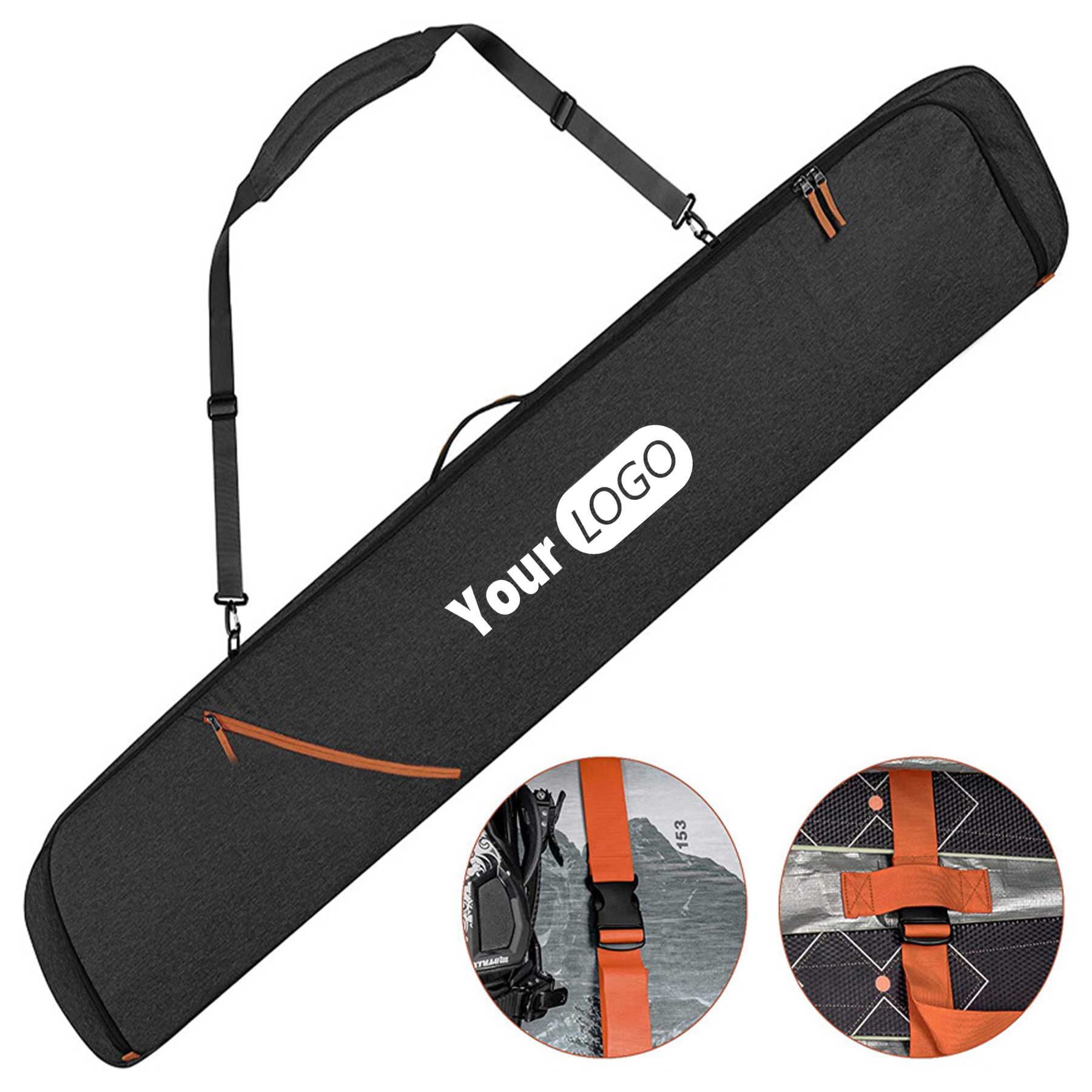 Oxford Adjustable telescopic single and snowboard bags 6