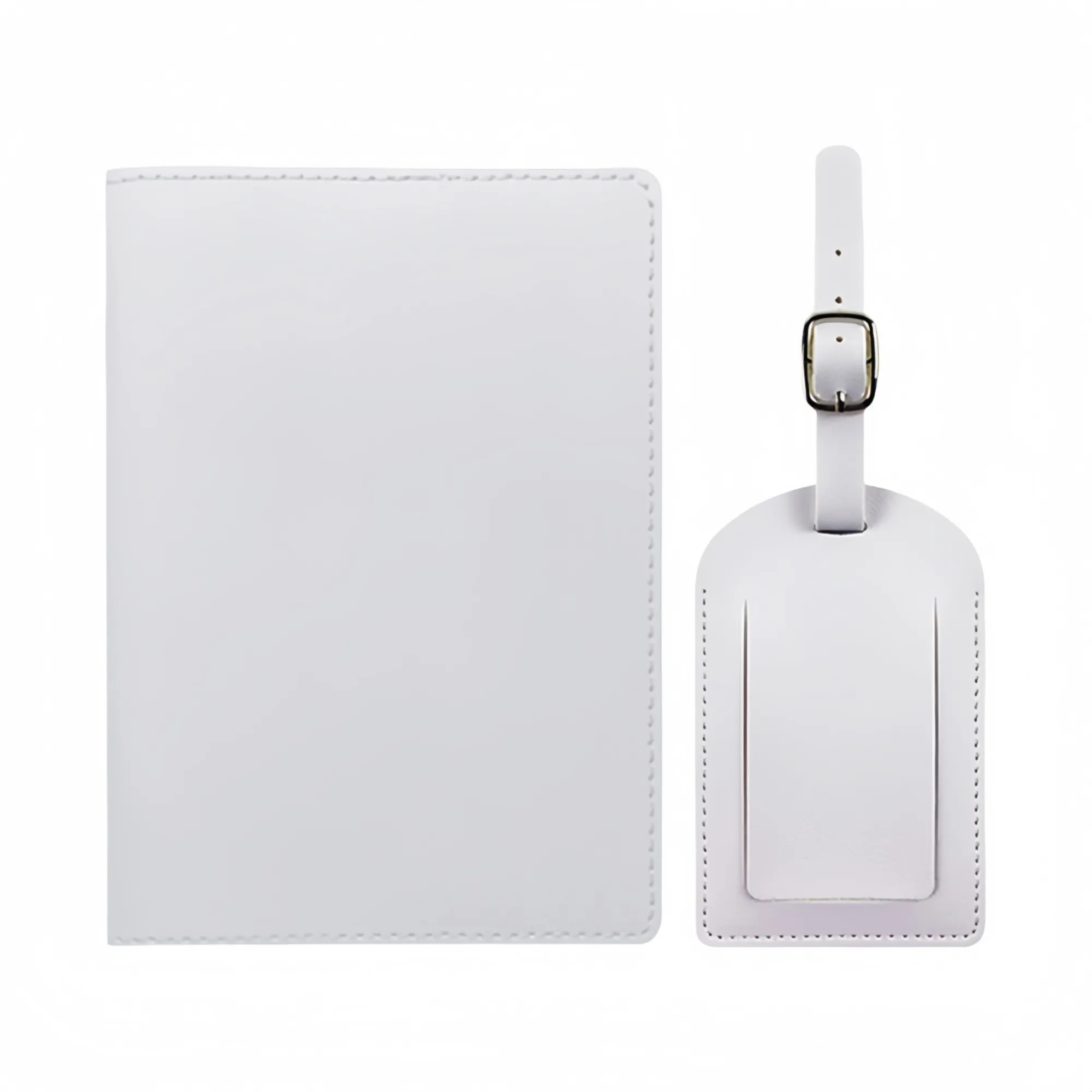 Premium PU Leather Passport Holder & Luggage Tag Set 15