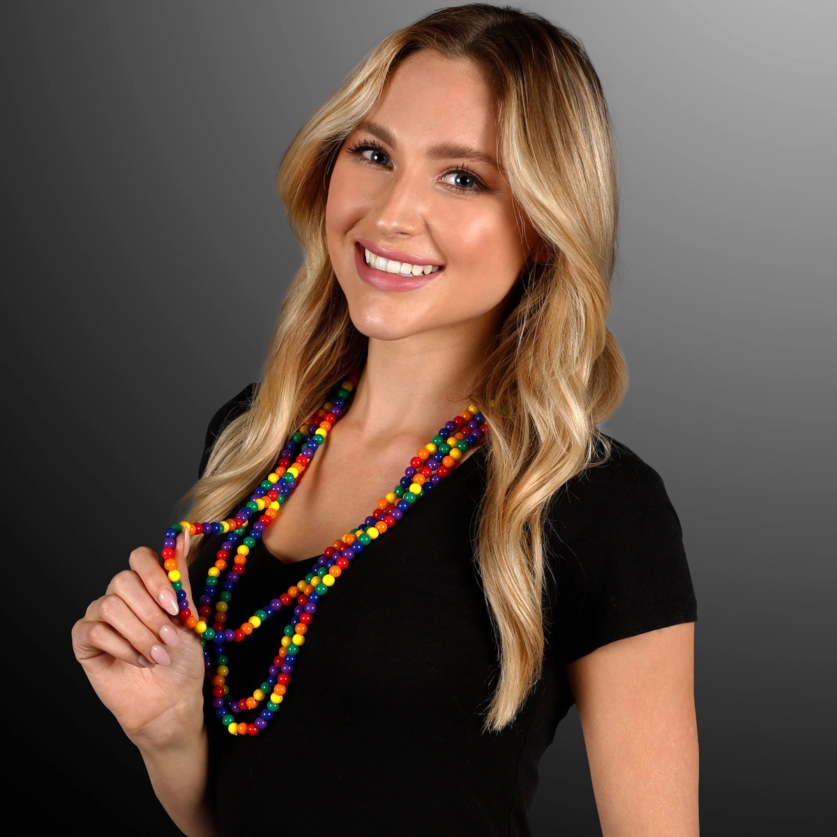Rainbow Beads Necklace (NON-Light Up) 2