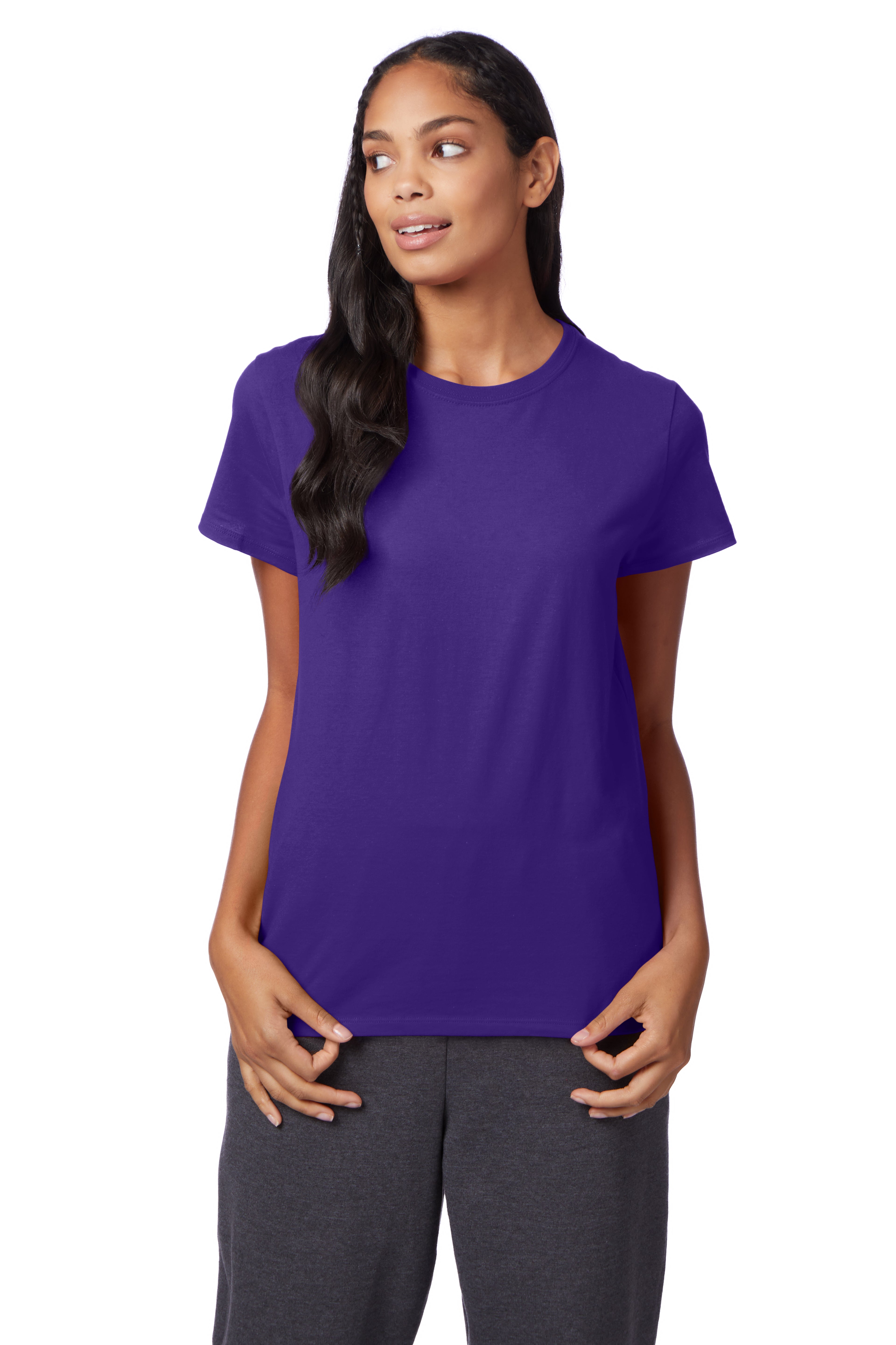 Hanes Perfect-T Women's Short Sleeve Crewneck T-shirt 1