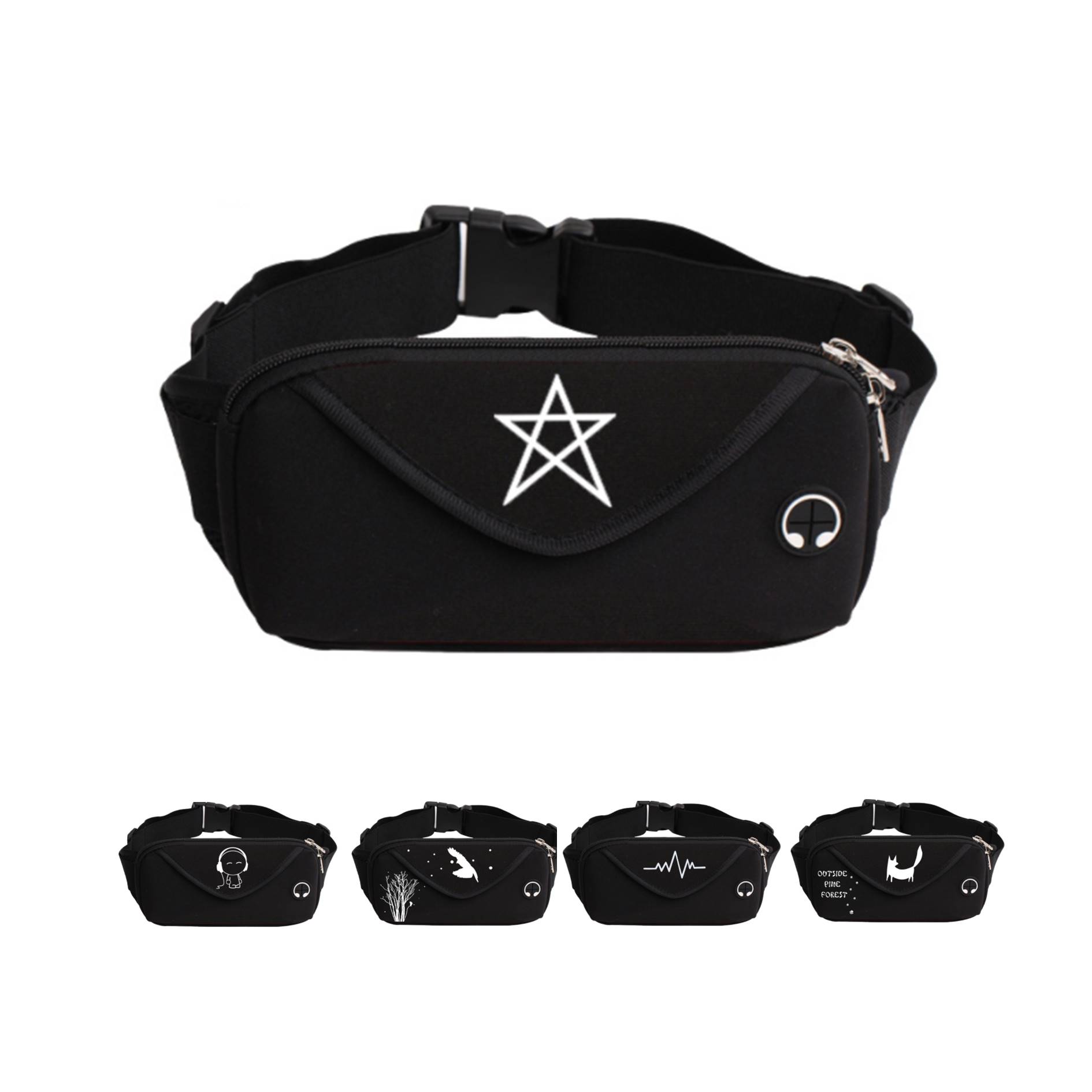 Outdoor Night Running Waist Belt Bag 3