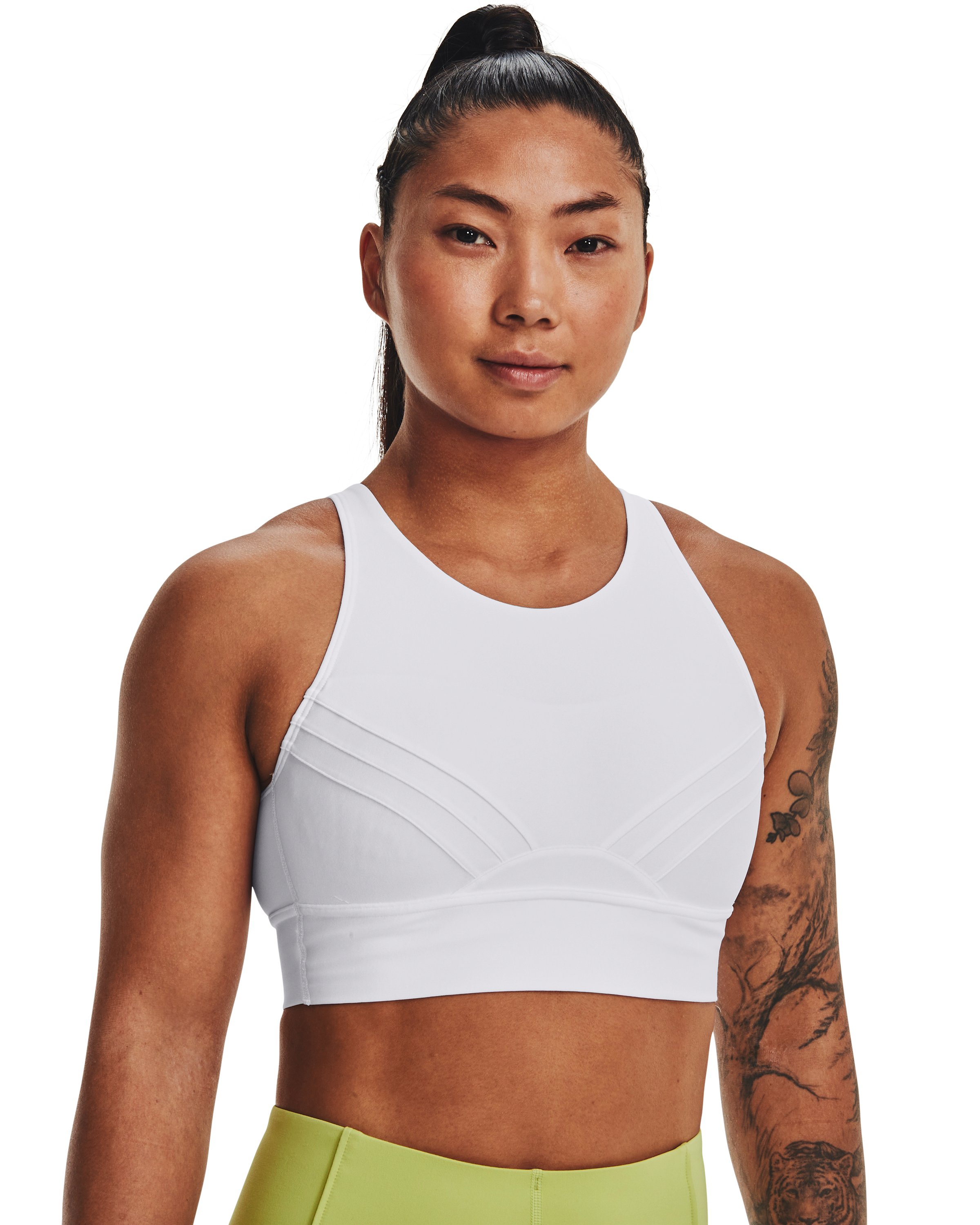 UA Infinity Mid Pintuck Women's Sports Bra 2