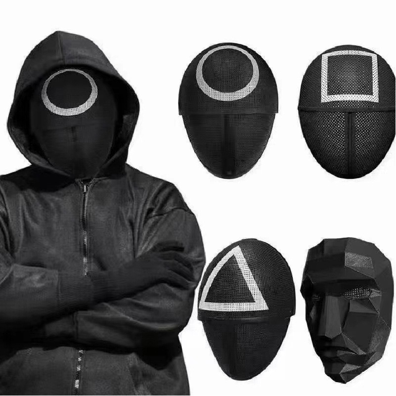 2021 Squid Game Mask/Costume Cosplay Face Cover Masquerade Accessories For Halloween Props 1