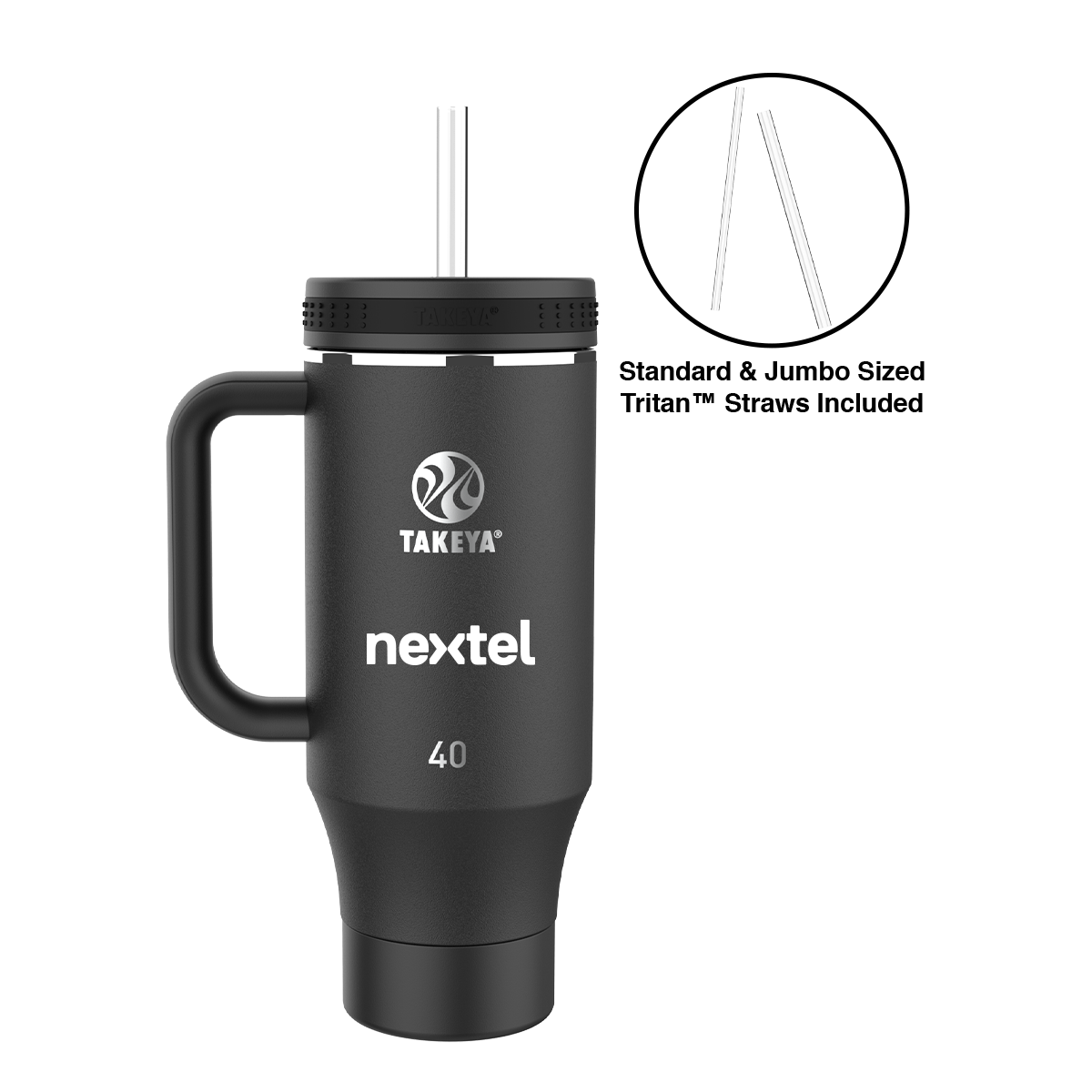 Takeya® 40 oz. Straw Tumbler with Handle 17