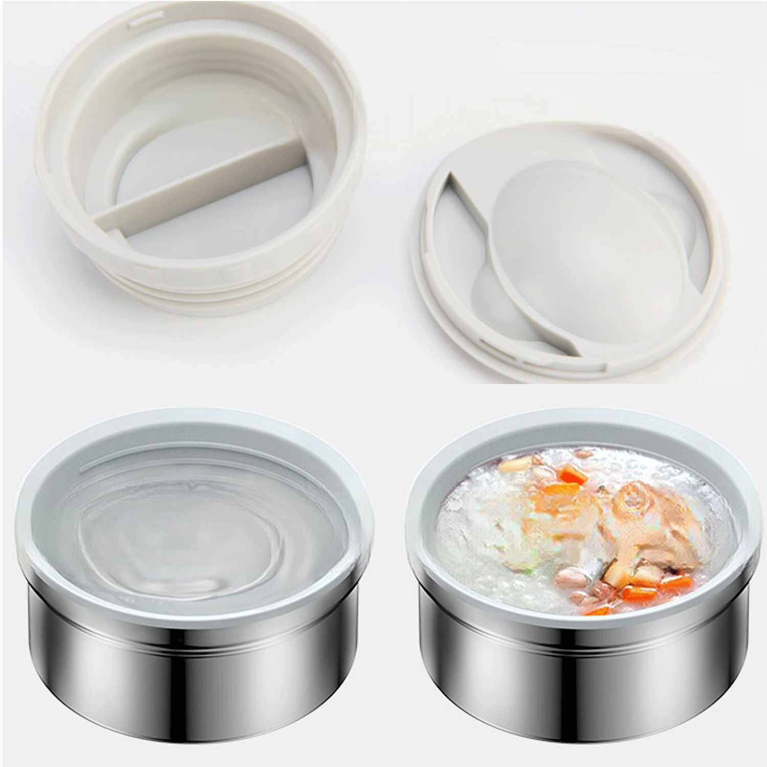 17 25 oz Sturdy Spacious Stainless Steel Insulated Food Jar 28