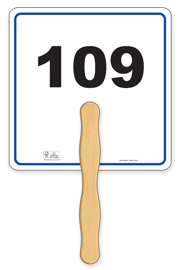 HAND FANS - Full Color, Square Shaped Hand Fan 3