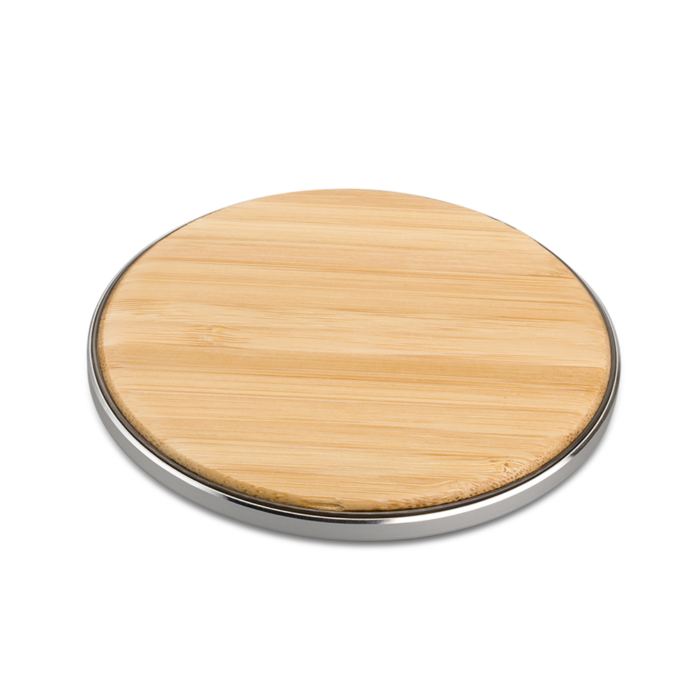 15W Fast Charging Bamboo Qi Wireless Charger 9