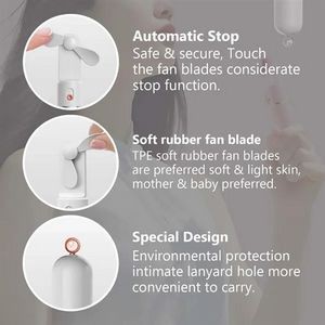 USB Rechargeable Handheld Pocket Fan 6