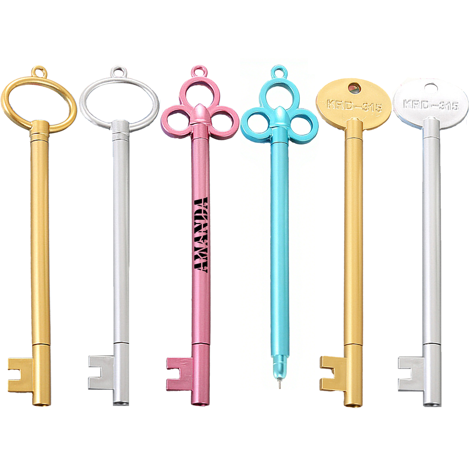 Plastic Key Shaped Neutral Pen 4
