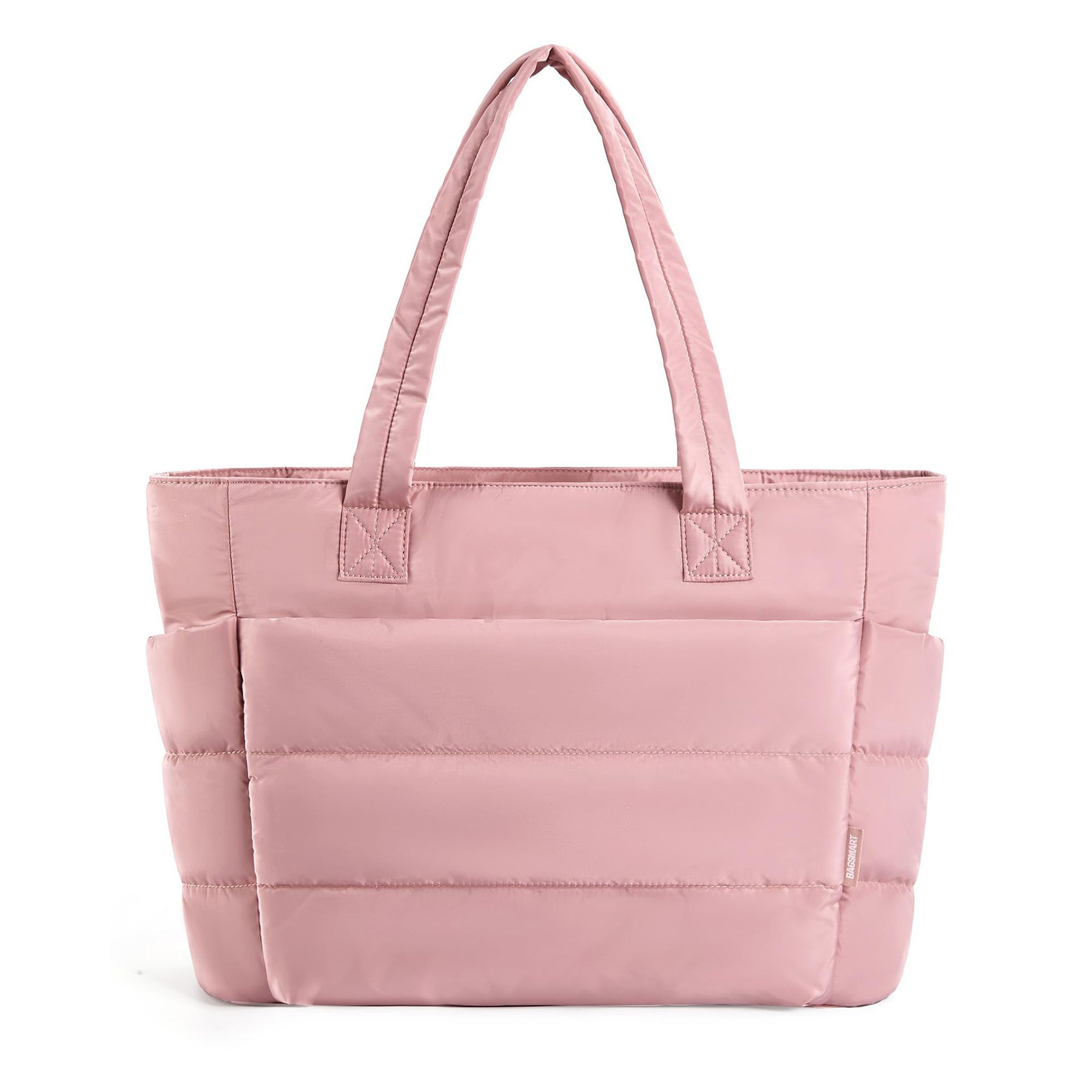Lightweight Puffy Tote Bag with Compartments, custom tote bag with logo imprint 6