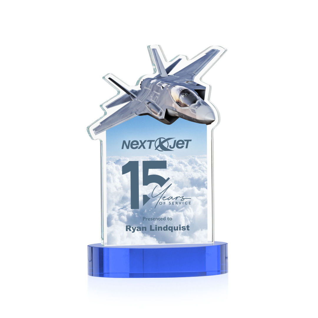 Top Gun VividPrint™ Award on Alberton Base - Sky Blue 4