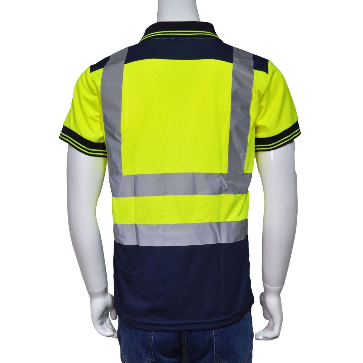 rPET Class 2 Earth-Friendly Color Block Reflective Safety Polo 2