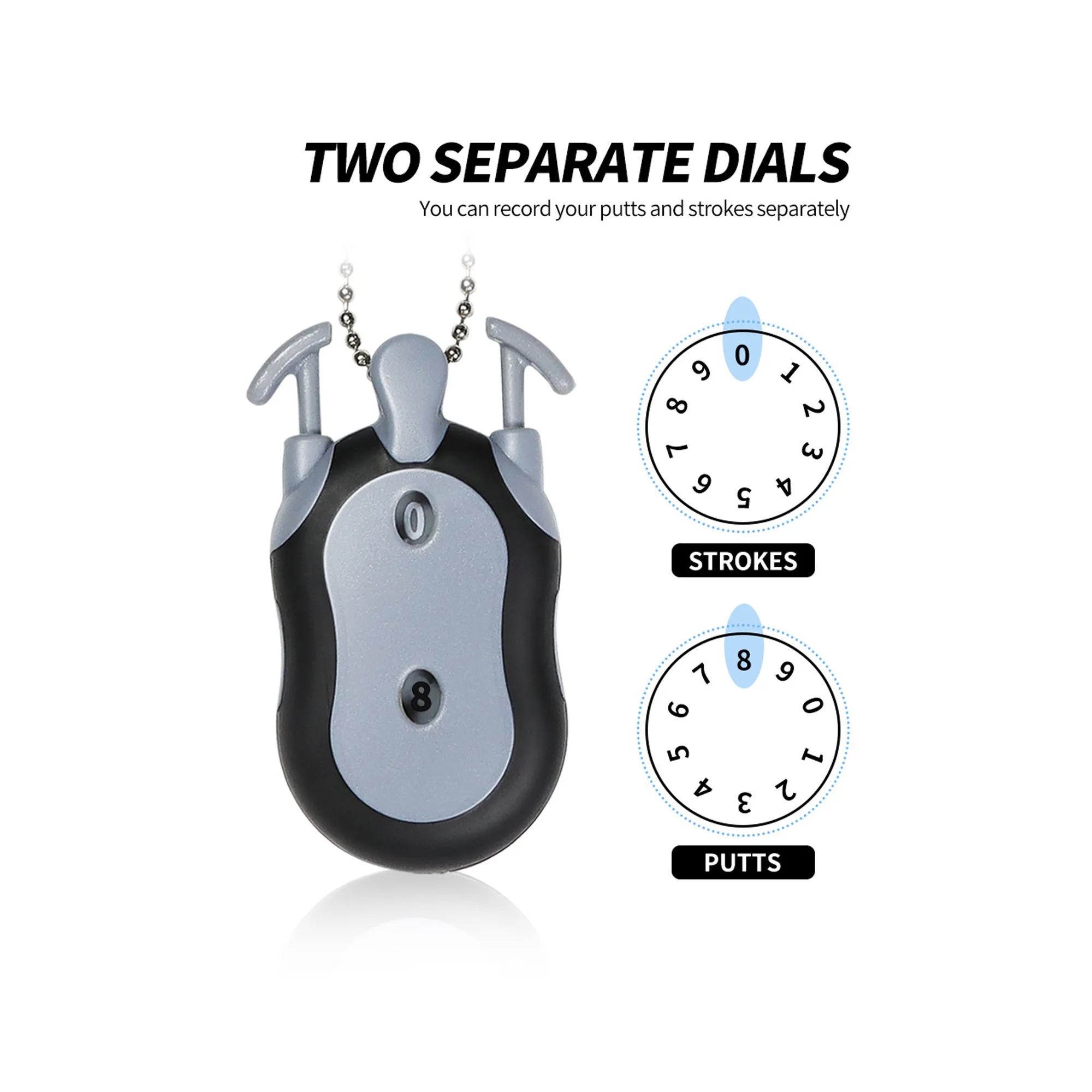 Golf Score Stroke Shot Counter With Two Displays MOQ 50 4