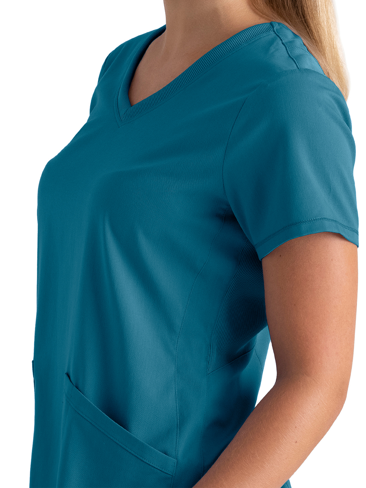 Grey's Anatomy Spandex Stretch - Women's Three-Pocket V-Neck Serena Scrub Top 11