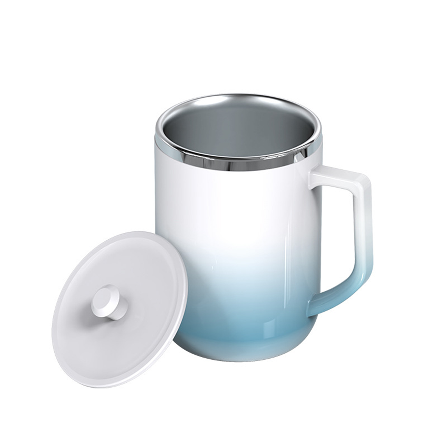Temperature Differential Automatic Stirring Ceramic Mug 3