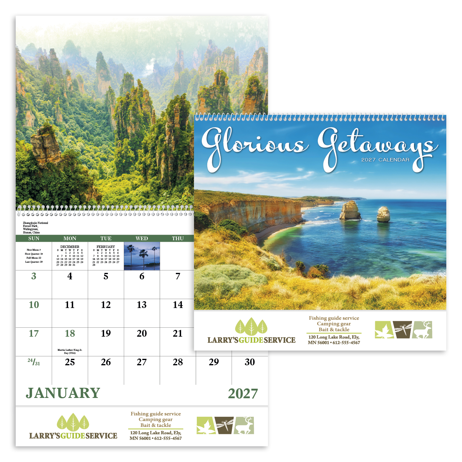 Good Value™ Glorious Getaways - Spiral Calendar 3