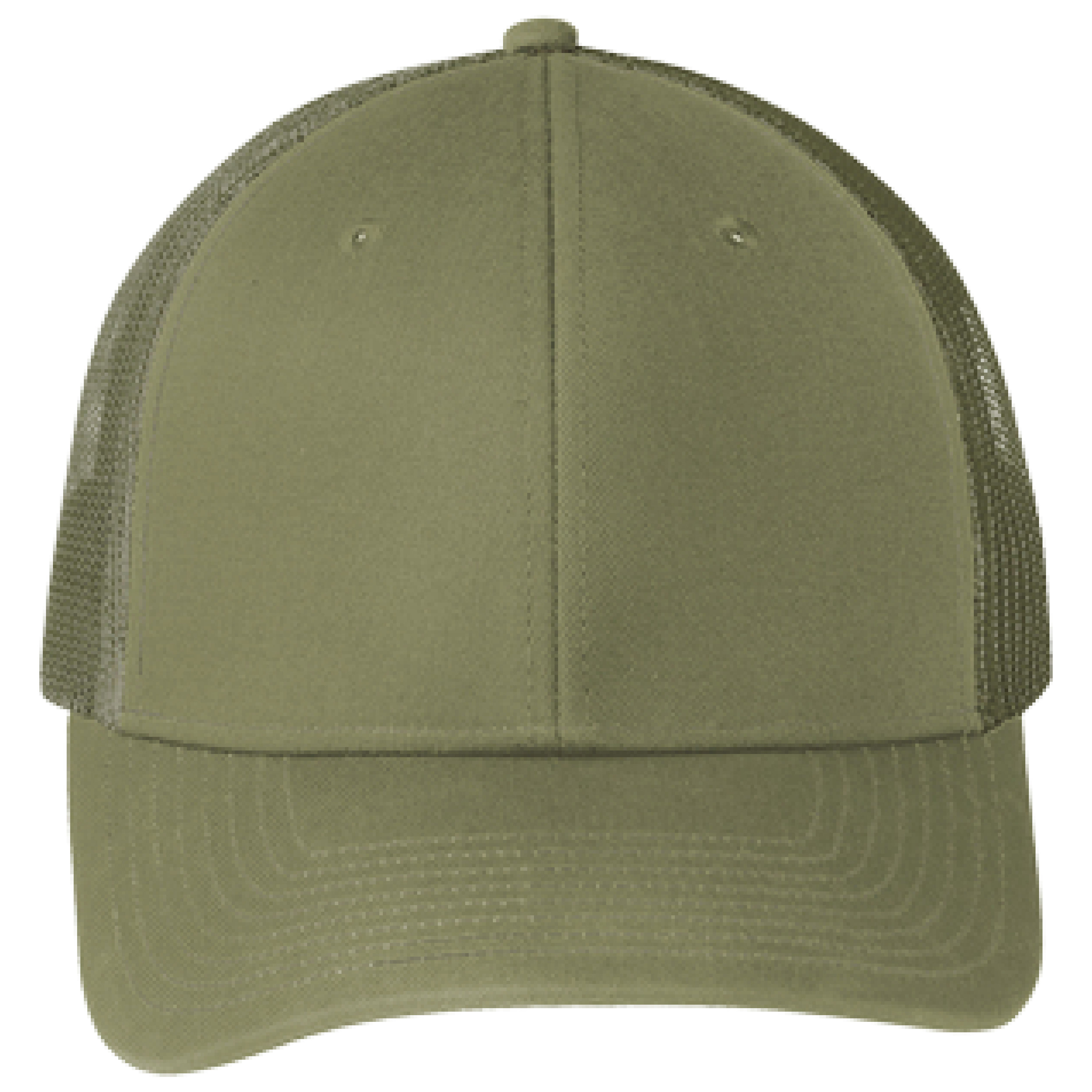 Port Authority C402 6-Panel Snapback Trucker Hat w/Leatherette Adhesive Patches or Embroidery 23