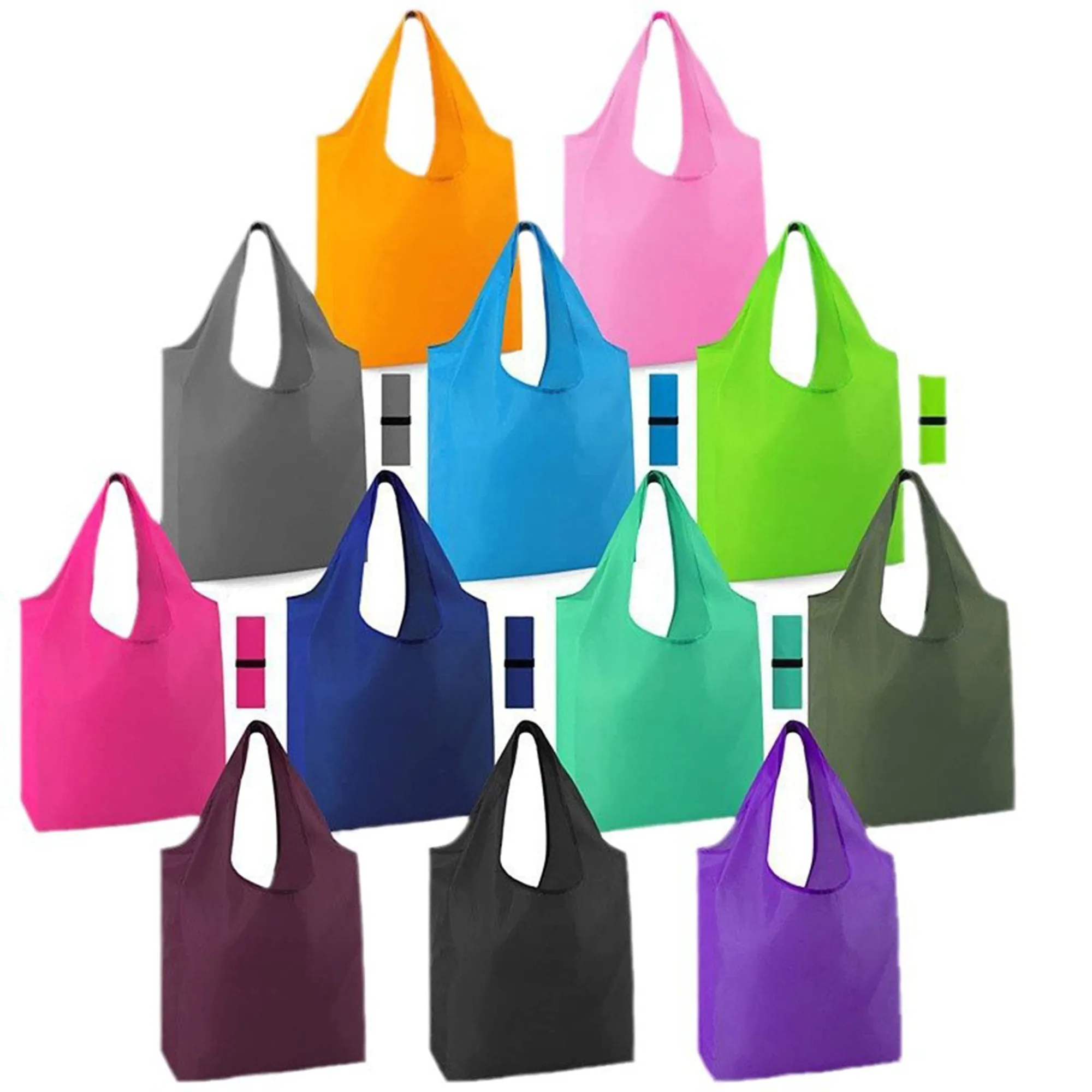 Foldable Reusable Polyester Shopping Bag 4