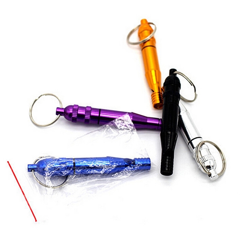 Aluminum Emergency Survival Whistle Keychain 7