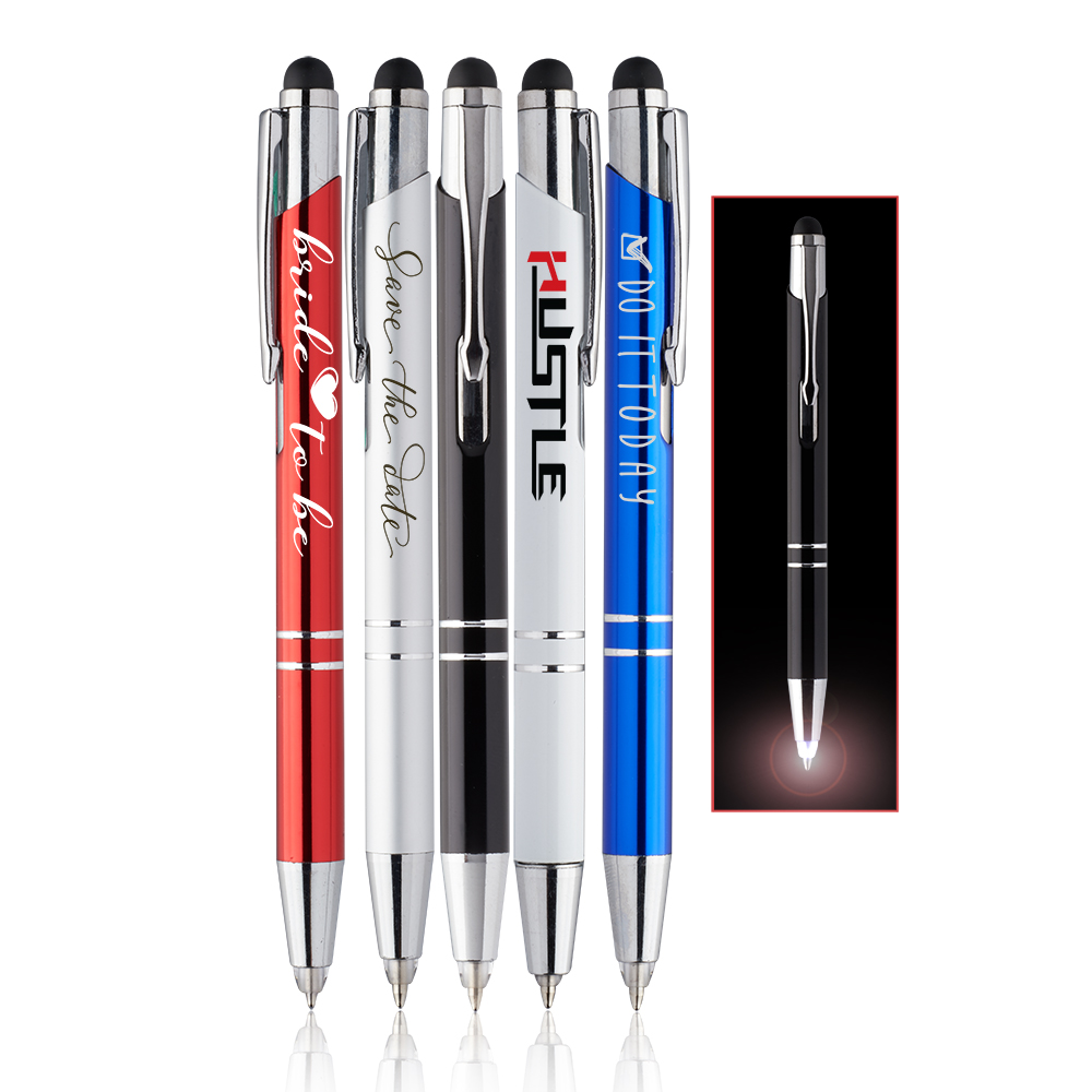 Lighted Tip Pen with Stylus 2