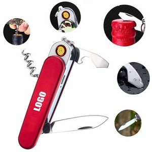 Lighter With Spoon Fork And LED Lamp 14