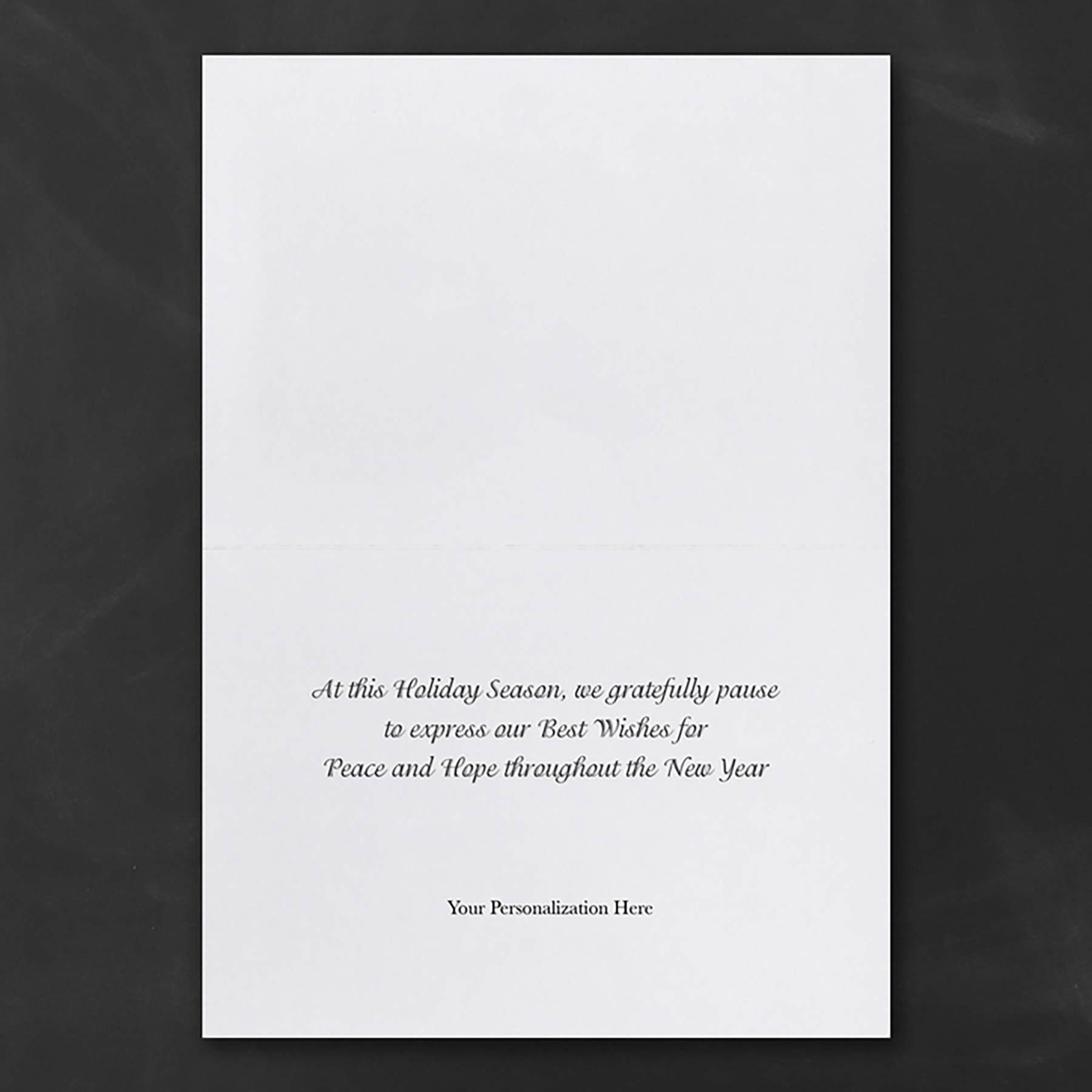 Colorful Hope Peace Joy Economy Holiday Card 4