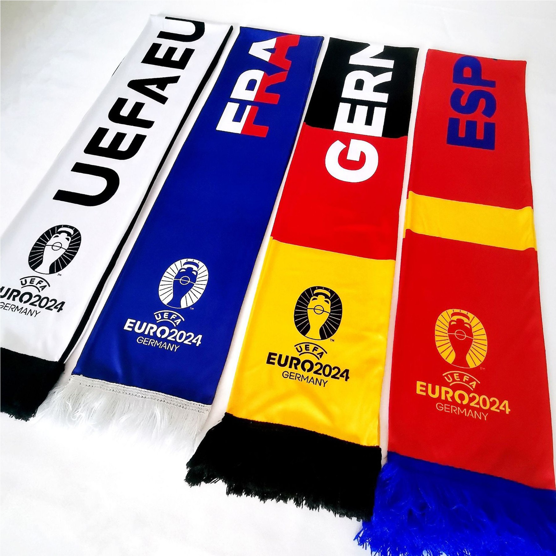 Custom Soccer Knitted Scarf W/Fringe 3