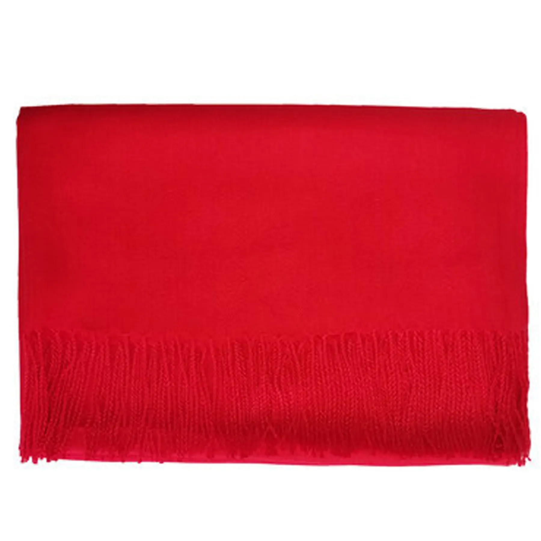 230G Winter Cashmere Scarf With Fringes 18