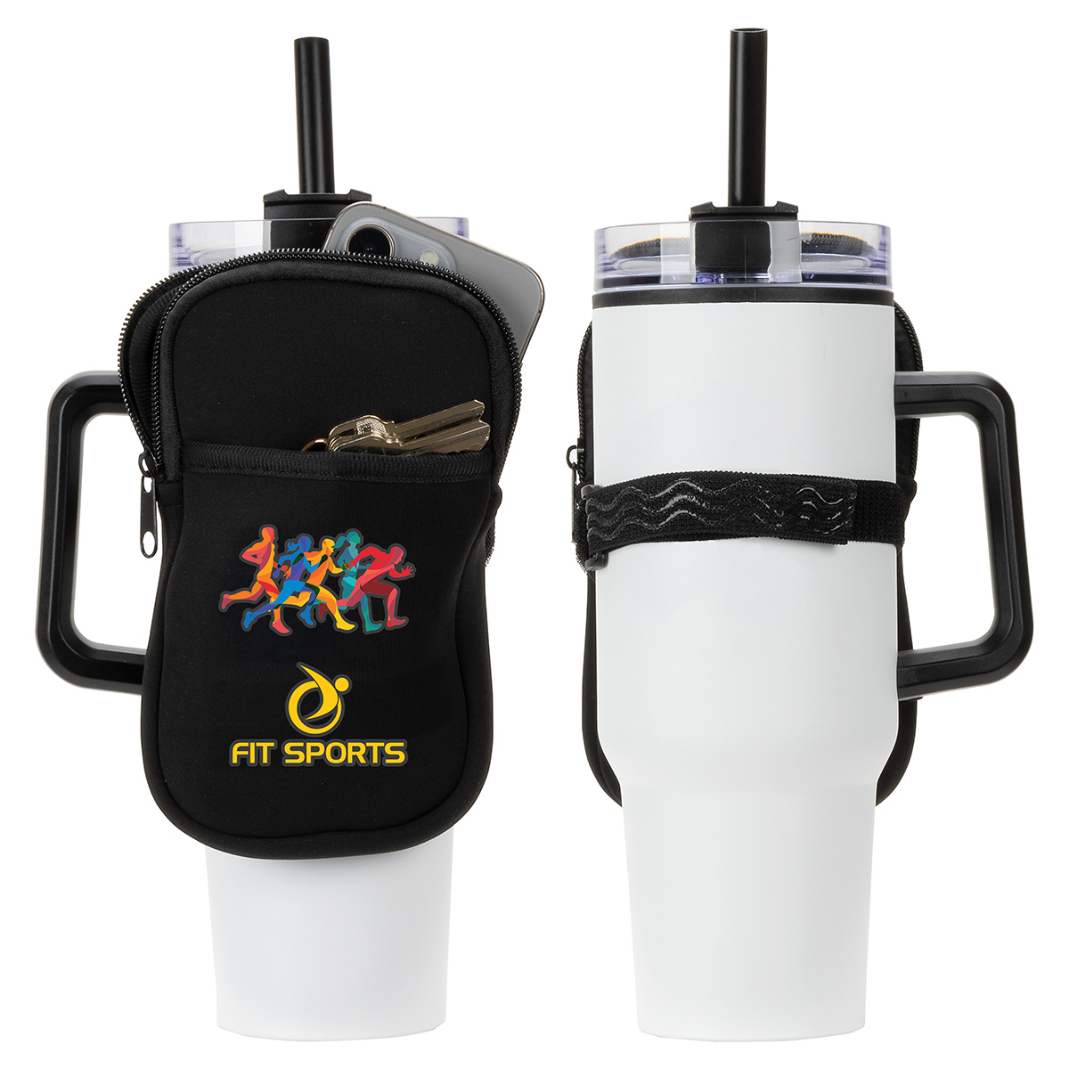 Cup Caddy Zippered Pouch for Large Mugs 7