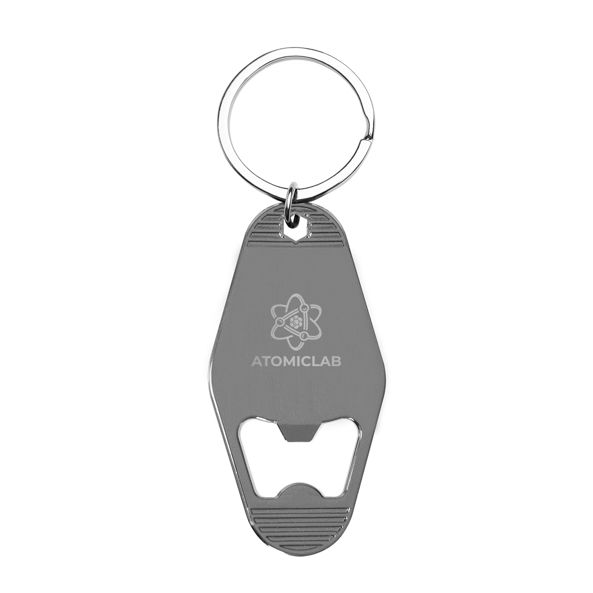 Motel Style Metal Key Tag With Bottle Opener 3