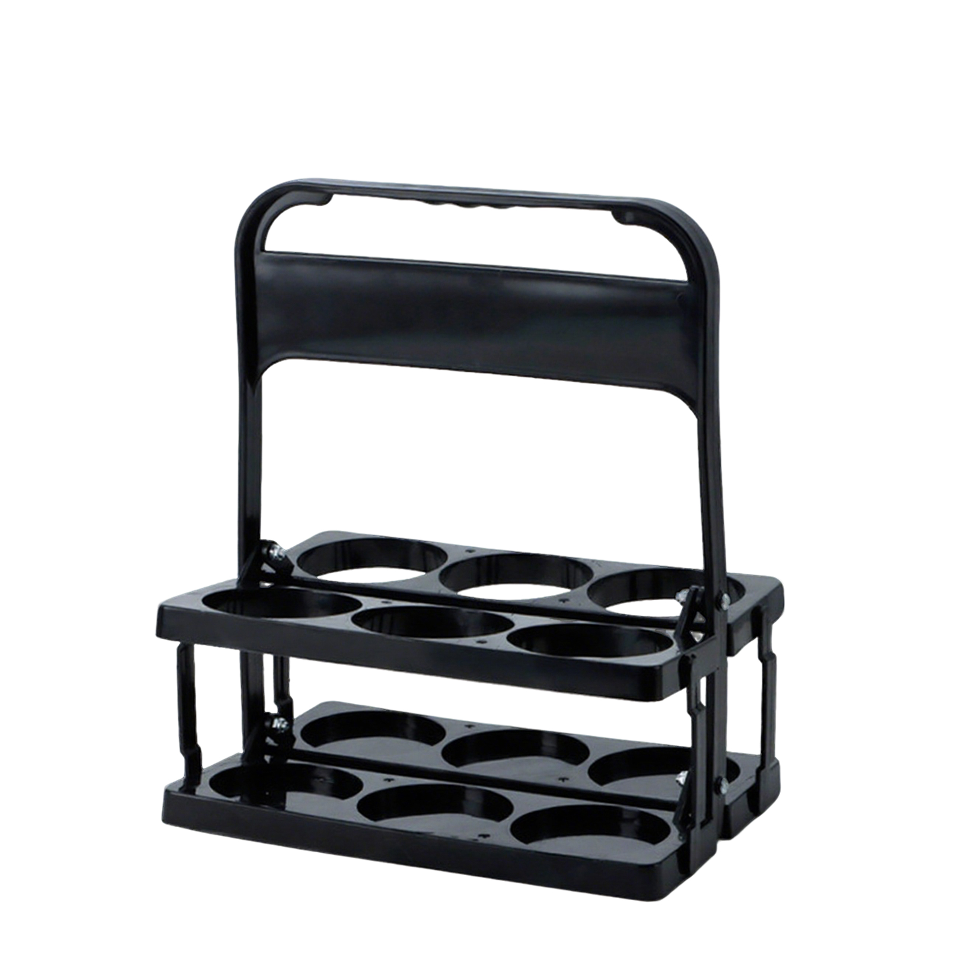 Foldable Six Slot Drink Carrier 10.2" x 7" x 12.2" 7