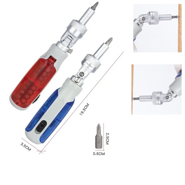 14 In1 Screwdriver Set Ratchet Mechanism Diy Tool 3