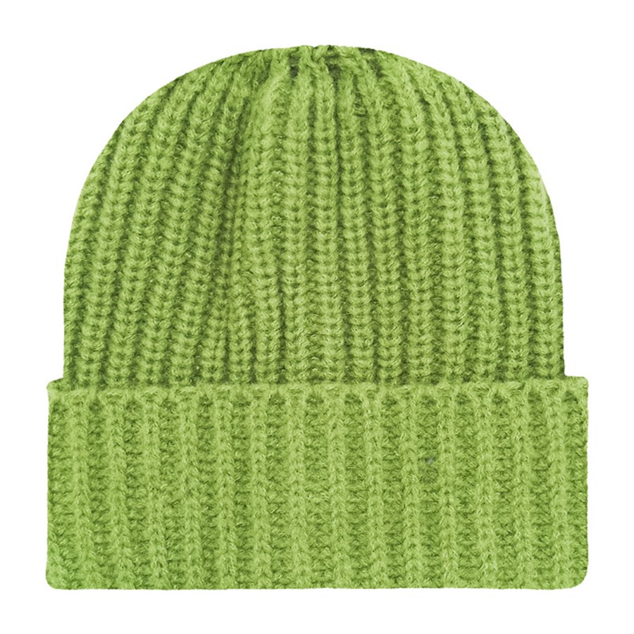 Chunky Ribbed Cuffed Beanie with Custom Logo - 100% Acrylic 14